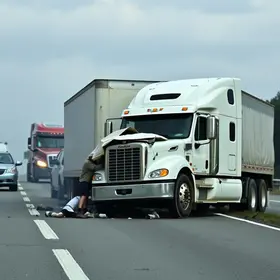 carro prensado por carreta