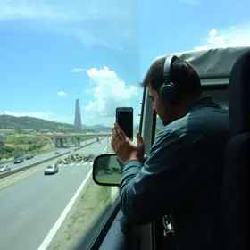 queda de passarela na Fernão Dias