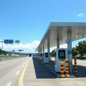 Cabines de autoatendimento na Fernão Dias